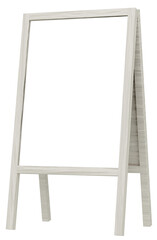 3D素材_フレーム_A看板_白