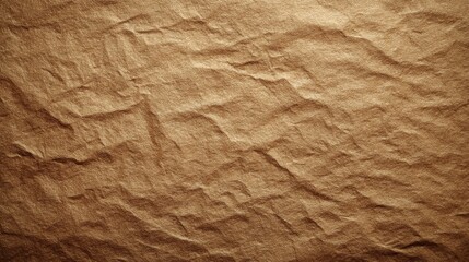 Fototapeta premium Textured crumpled paper background with warm tones