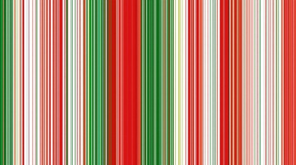 Fototapeta premium Vibrant Vertical Stripes Pattern in Red, Green, and White for Festive Design Projects