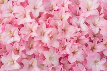 Beautiful Display of Soft Pink Flowers in Full Bloom