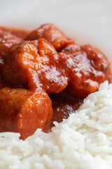 Roubaix saucisse maison - plat chaud