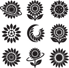 Sunflower Cosmic Geometry Bundle.eps