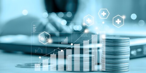 Digital Transformation Driving Financial Growth and Healthcare Innovation in a Professional Business Setting
