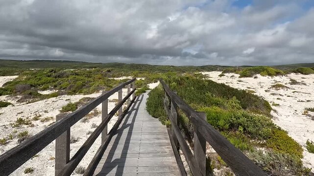 Hamelin Bay, Iconic Destination with Serene White Sand Beach and Turquoise Waters in Western Australia Coast