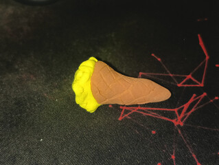 Handmade Clay Ice Cream Cone Miniature