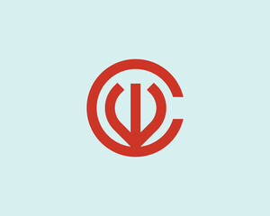 CW WC Logo design.