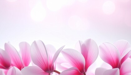 Obraz premium Cyclamen Flowers