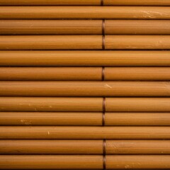 Detailaufnahme einer geflochtenen Bambusmatte. Eine organische, nat?rliche Textur und ein Muster, ideal als dekorativer Hintergrund f?r Design ,Flechtwerk ,Stroh ,Textur