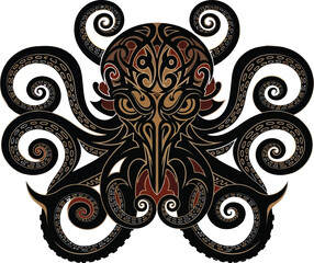 vector octopus