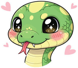 snake head vector