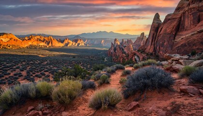 Dramatic Canyon Sunset