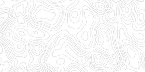PrintTopographic map background geographic line map with elevation assignments. Modern design with White background with topographic wavy pattern design.paper texture Imitation of a geographical map s