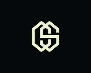 CS logo design. CS