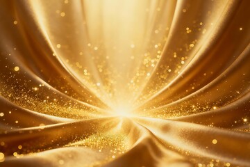 Golden Halo Glow Background