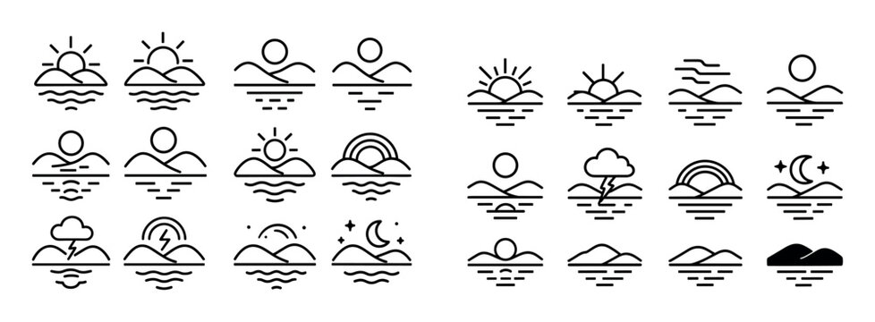 Lake View Icons