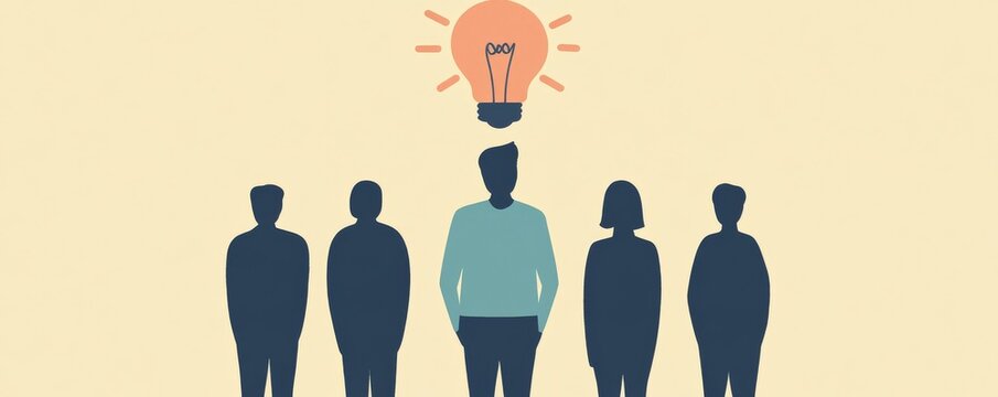 Business team brainstorming and innovative ideas concept illustration - Powered by Adobe