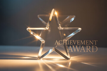 Celebrate success with a stunning achievement award, perfect for recognition and motivation, add a touch of elegance to your brand's visual story