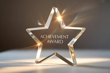Celebrate success with a stunning crystal star achievement award, perfect for recognizing top performance and inspiring future goals in business and beyond