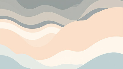 Peaceful pastel flowing organic abstract motion background