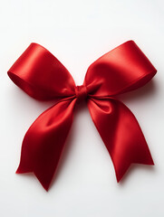 Elegant Red Gift Bow for Celebration Decoration