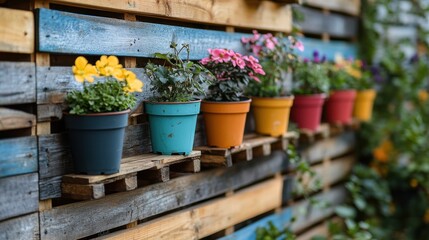 Create diy recycled wooden pallet flower pots home garden tutorial guide outdoor space practical eco-friendly ideas