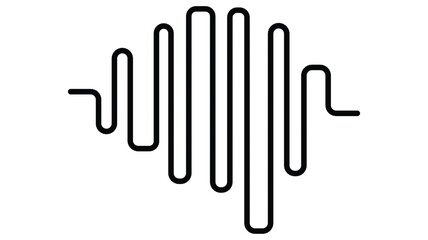 Vibrant audio spectrum display on black and white gradient background for music visuals or data analysis projects needing modern style.
