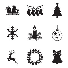 Christmas Holiday Icons Collection
