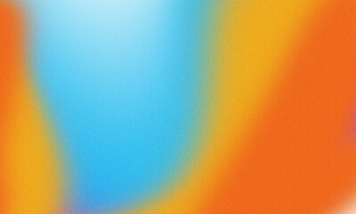 Abstract gradient with grain texture on transparent background
