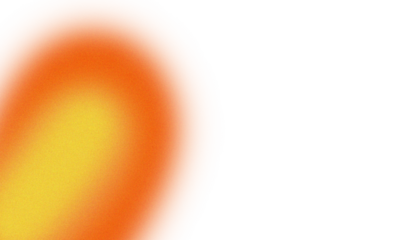 Warm gradient light source abstract on transparent background
