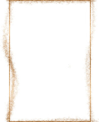 Golden festive frame