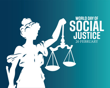 World day social justice vector image. - Powered by Adobe