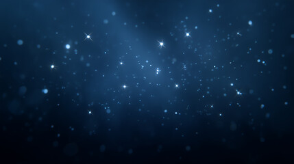 Obraz premium 깊은 밤 은하수와 별이 빛나는 숲 풍경