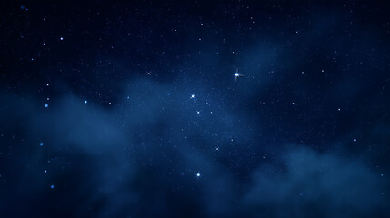 깊은 밤 은하수와 별이 빛나는 숲 풍경