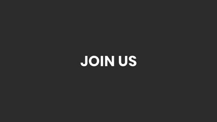 Join Us Swirly Lines Text Animation 4K – Encouraging Call-to-Action for Memberships, Teams, Online Communities, or Groups