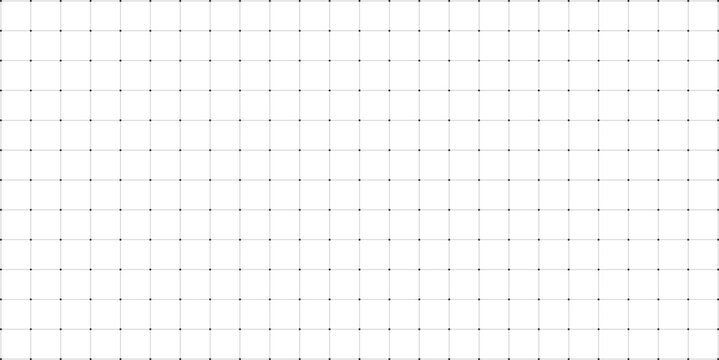 Black dots and lines grid texture on white background. FUI science grid backdrop. Math or technological notebook blank sheet.
