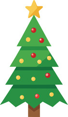 Festive House with Smoke from Chimney Clipart