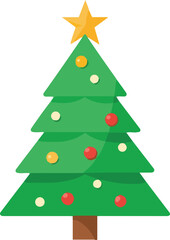 Cozy Christmas Home with Smoke Vector
