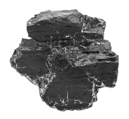Coal isolated on white background.