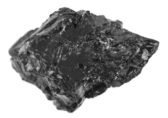 Coal isolated on white background.