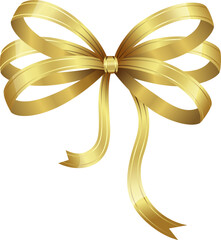 Elegant decorative ribbon bow vector