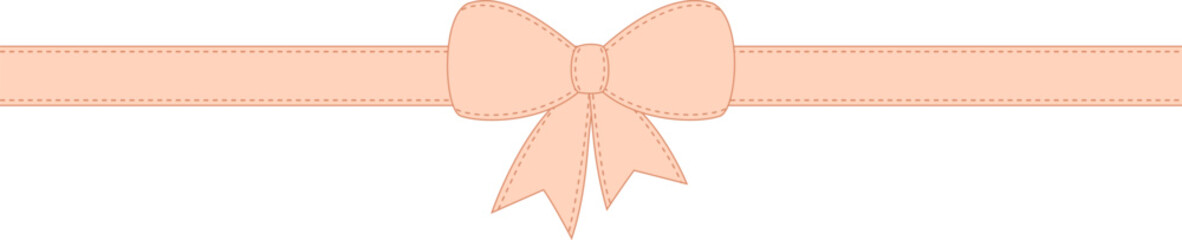 Elegant decorative ribbon bow vector