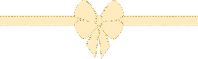 Elegant decorative ribbon bow vector