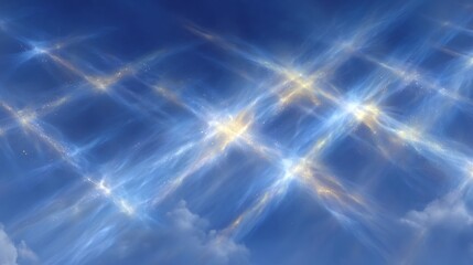 Abstract Blue Water Surface Reflections Light Patterns.