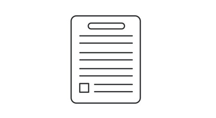 Streamlined checklist illustration ready for your important tasks a simple and modern design to visualize your to-do list or project management, Generative AI.