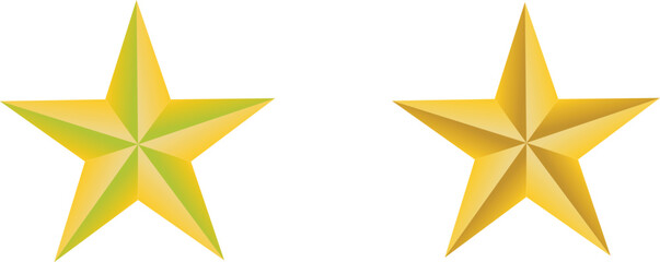 Obraz premium Abstract golden star design