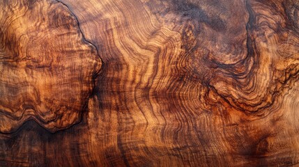 Naklejka premium Close up of a textured wooden surface with natural grain patterns and color variations