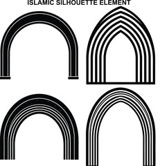 Simple Geometric Arch Elements Design