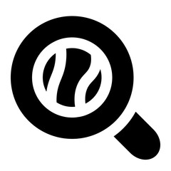 Fototapeta premium earth search icon for illustration