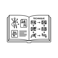 Open Book with Exercise and Skill Technique Illustrations: A Guide to Movement, Agility, and Fitness Training Steps