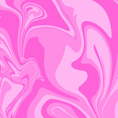 Vibrant Pink Liquid Swirls Abstract Texture